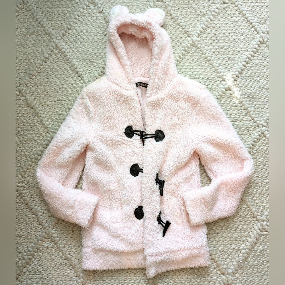 Plush Pink Coat